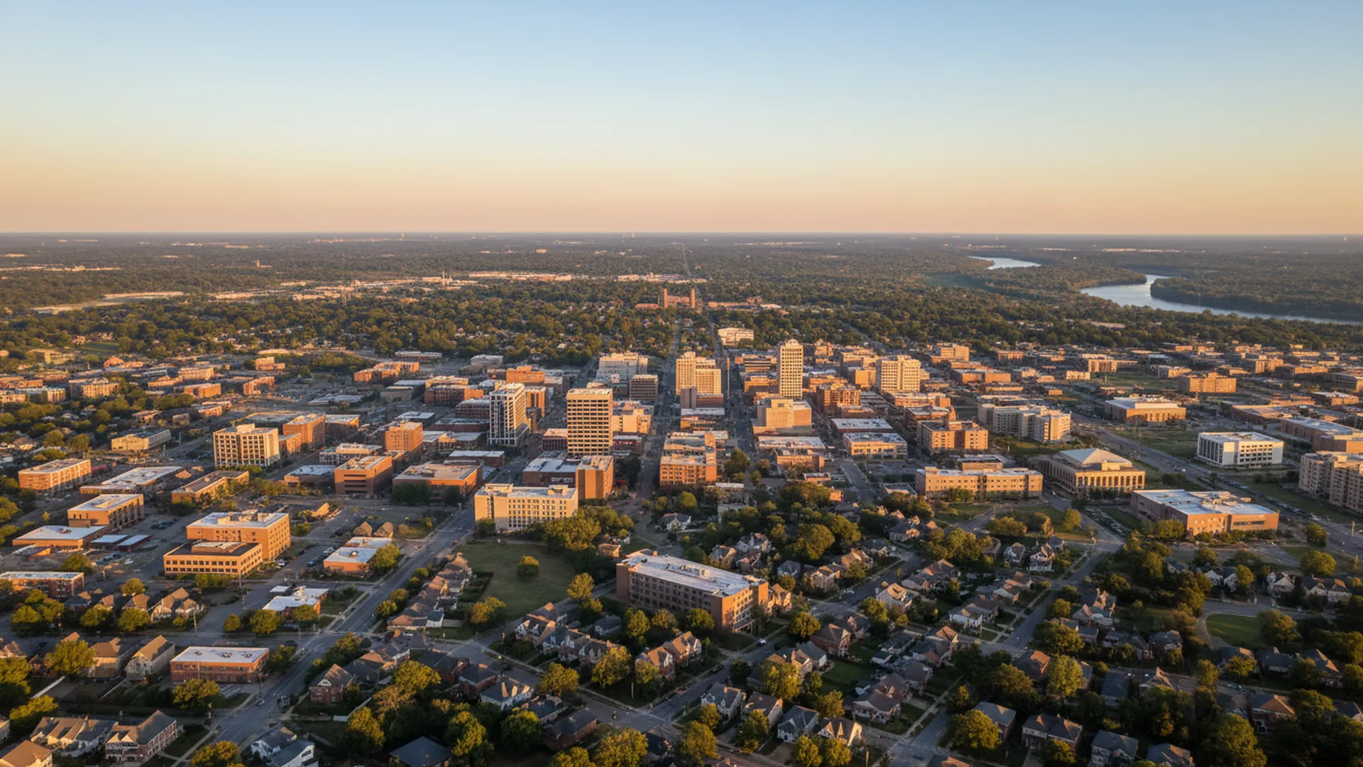 Geothermal contractors in Conway, Arkansas — Conway, Arkansas cityscape for geothermal contractor directory