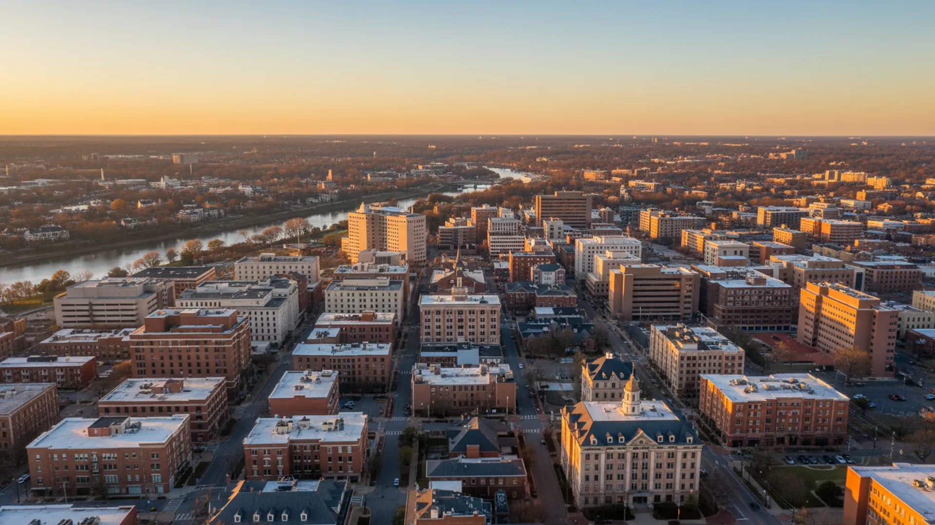 Geothermal contractors in Augusta, Georgia — Augusta, Georgia cityscape for geothermal contractor directory