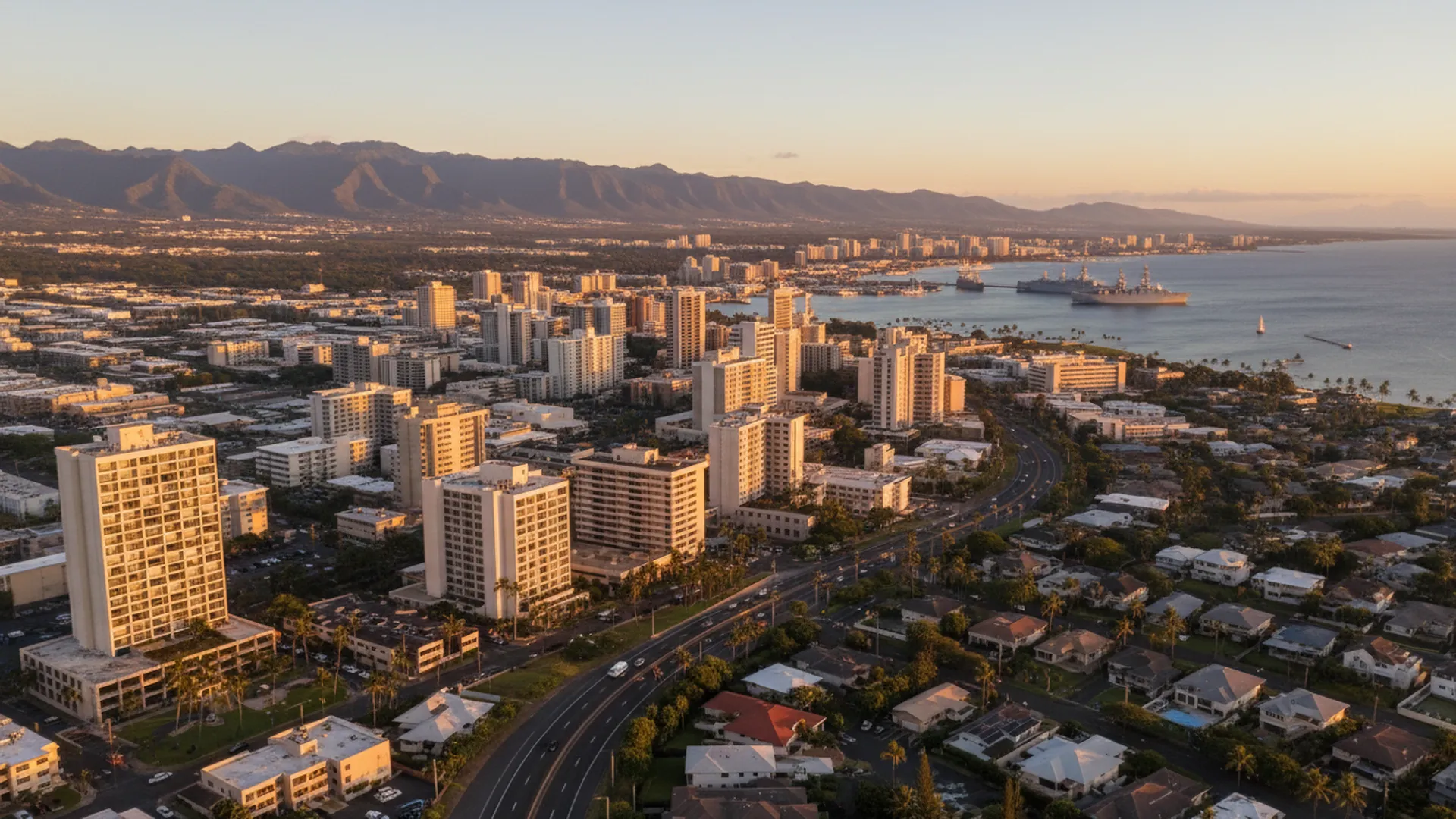 Geothermal contractors in Pearl City, Hawaii — Pearl City, Hawaii cityscape for geothermal contractor directory