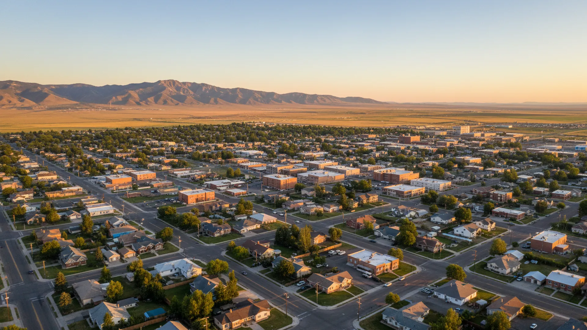 Geothermal contractors in Arco, Idaho — Arco, Idaho cityscape for geothermal contractor directory