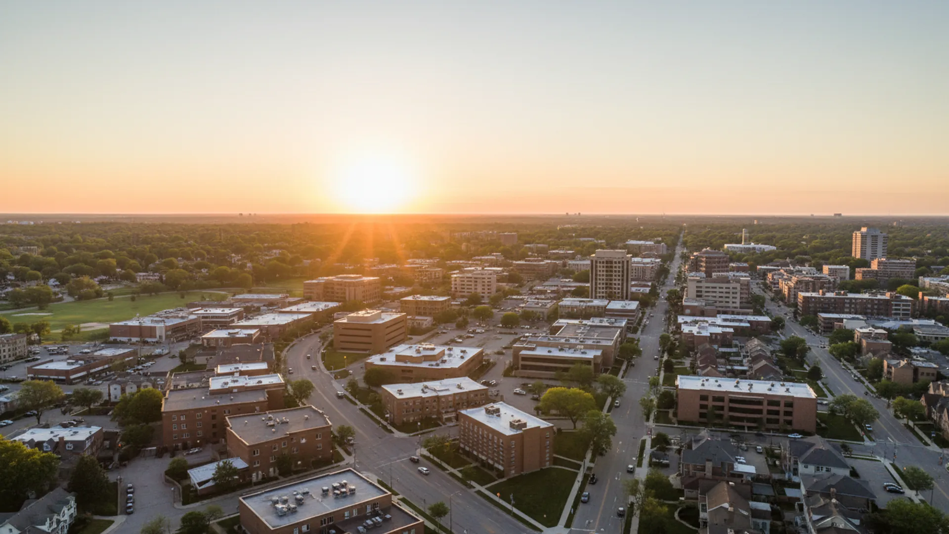 Geothermal contractors in Glenview, Illinois — Glenview, Illinois cityscape for geothermal contractor directory