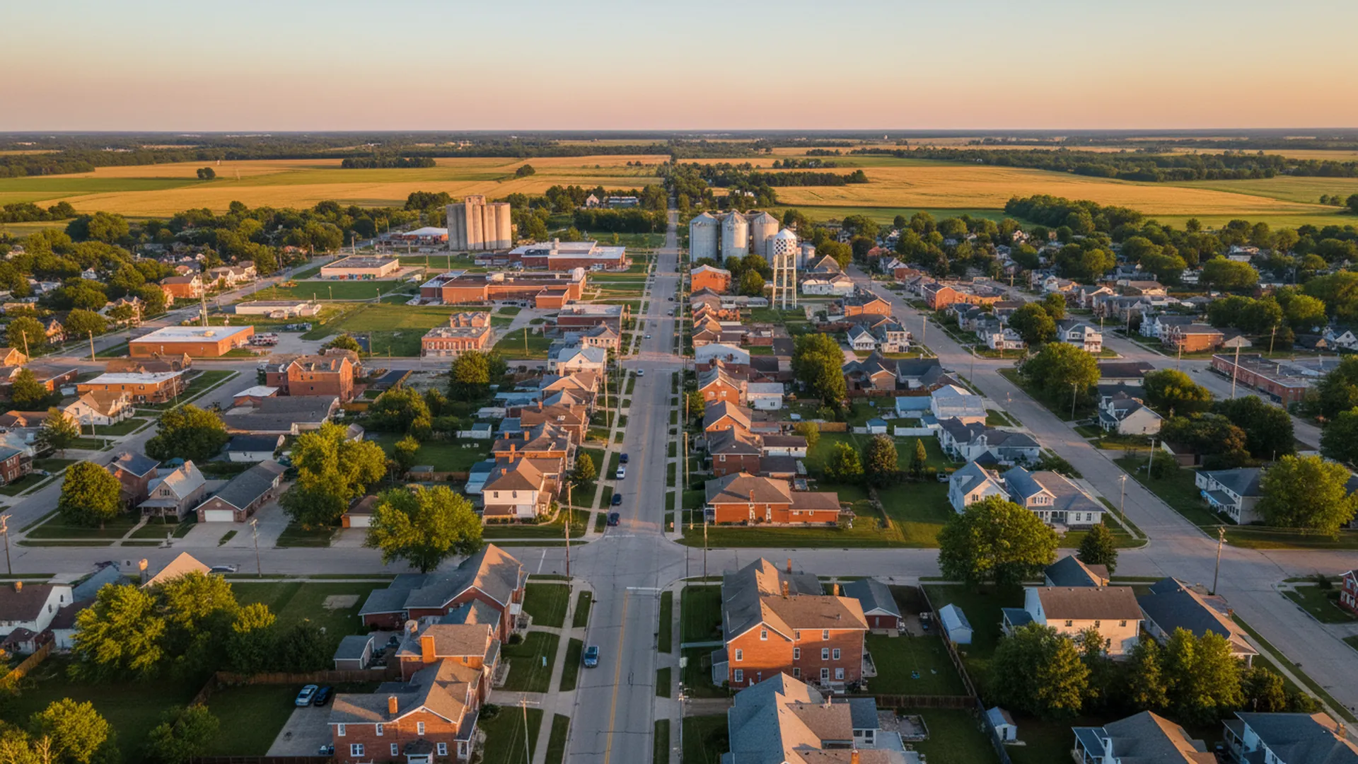 Geothermal contractors in Goodfield, Illinois — Goodfield, Illinois cityscape for geothermal contractor directory
