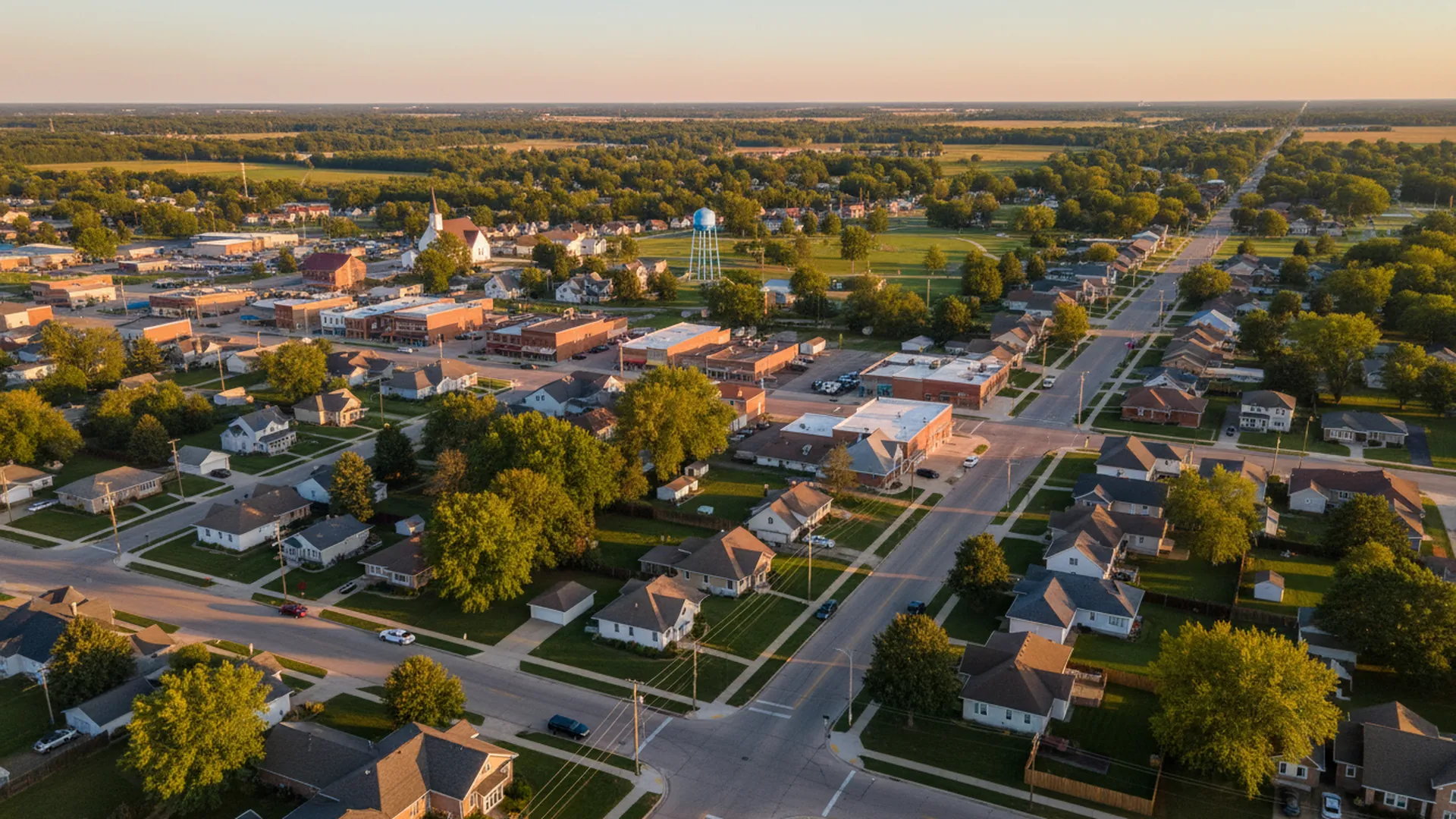 Geothermal contractors in Baxter, Iowa — Baxter, Iowa cityscape for geothermal contractor directory