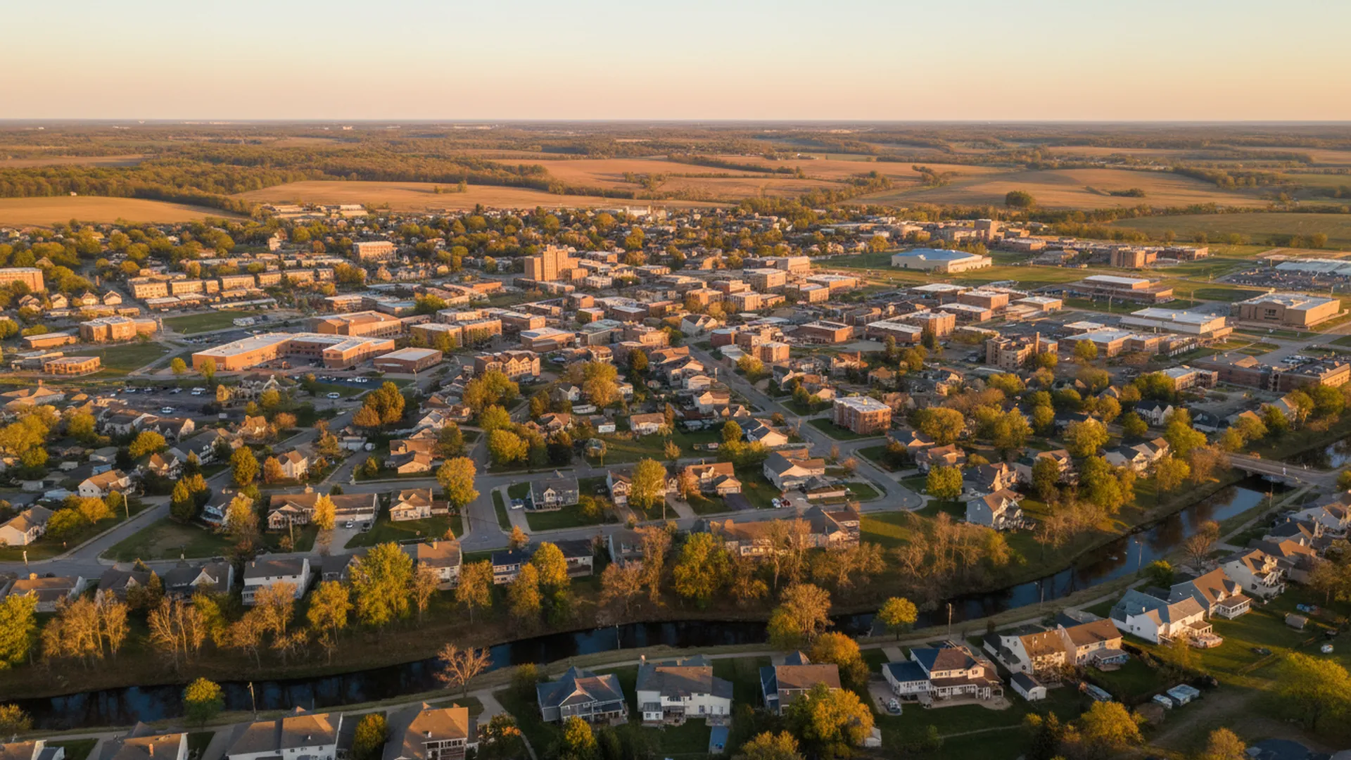 Geothermal contractors in Solon, Iowa — Solon, Iowa cityscape for geothermal contractor directory
