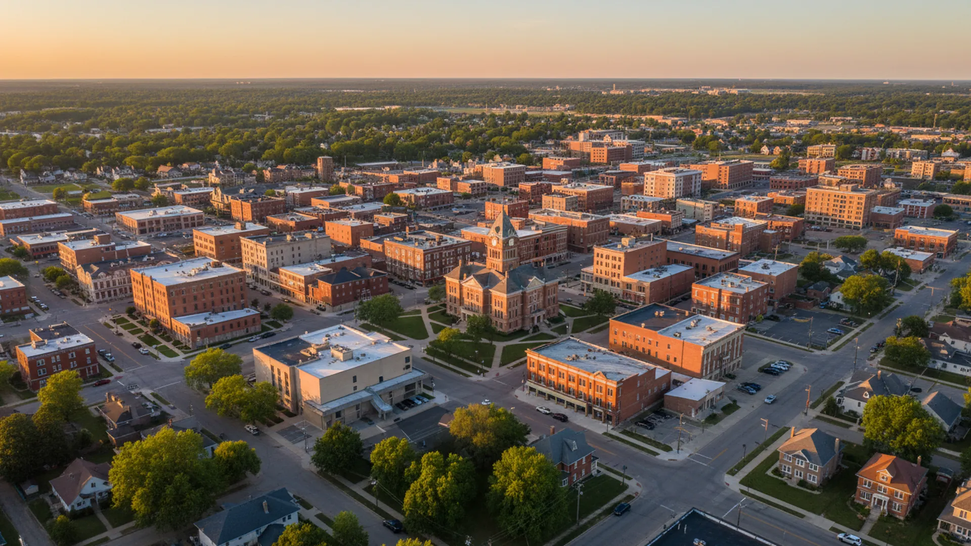 Geothermal contractors in Holton, Kansas — Holton, Kansas cityscape for geothermal contractor directory