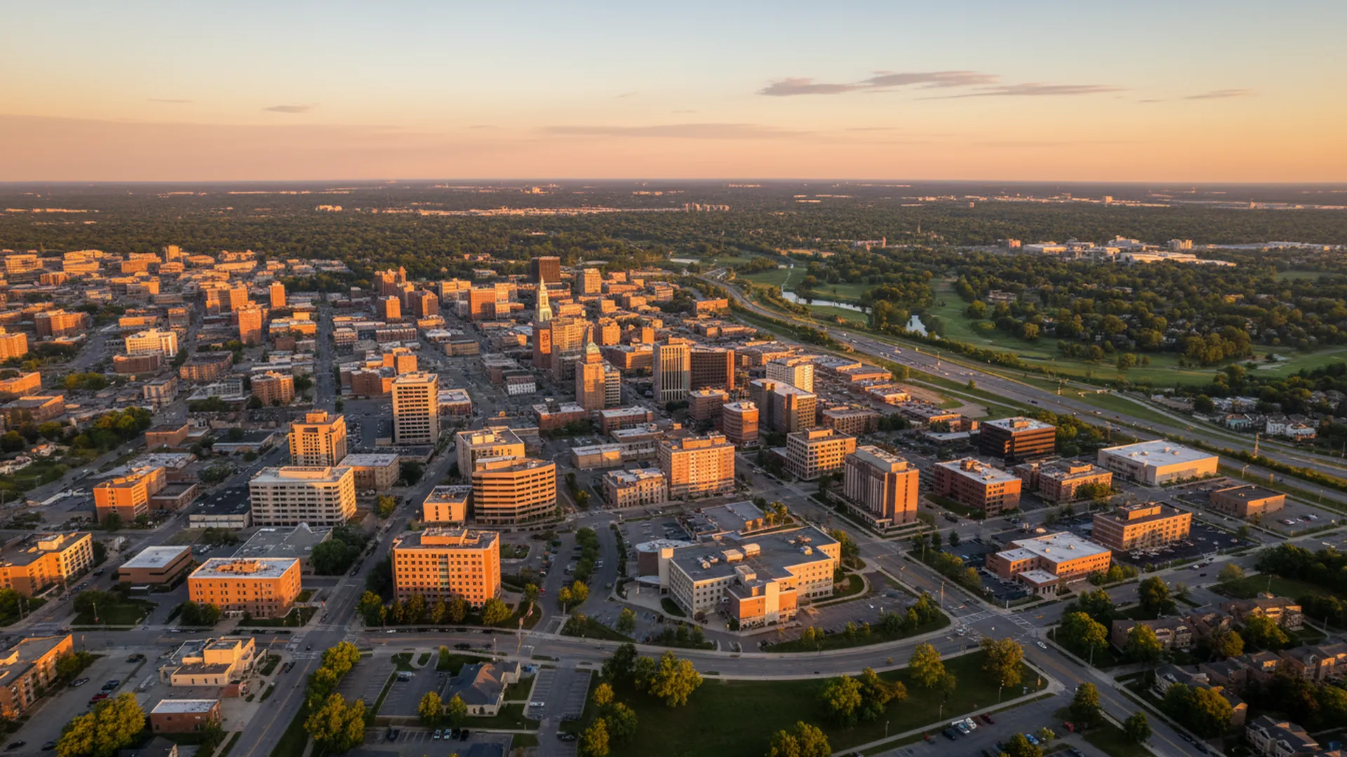 Geothermal contractors in Macomb, Michigan — Macomb, Michigan cityscape for geothermal contractor directory
