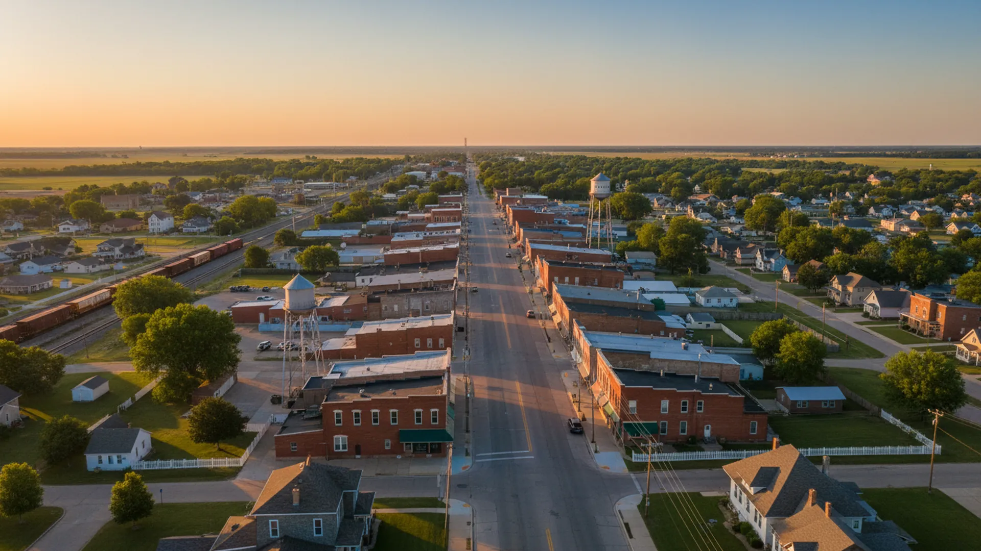 Geothermal contractors in Tilden, Nebraska — Tilden, Nebraska cityscape for geothermal contractor directory