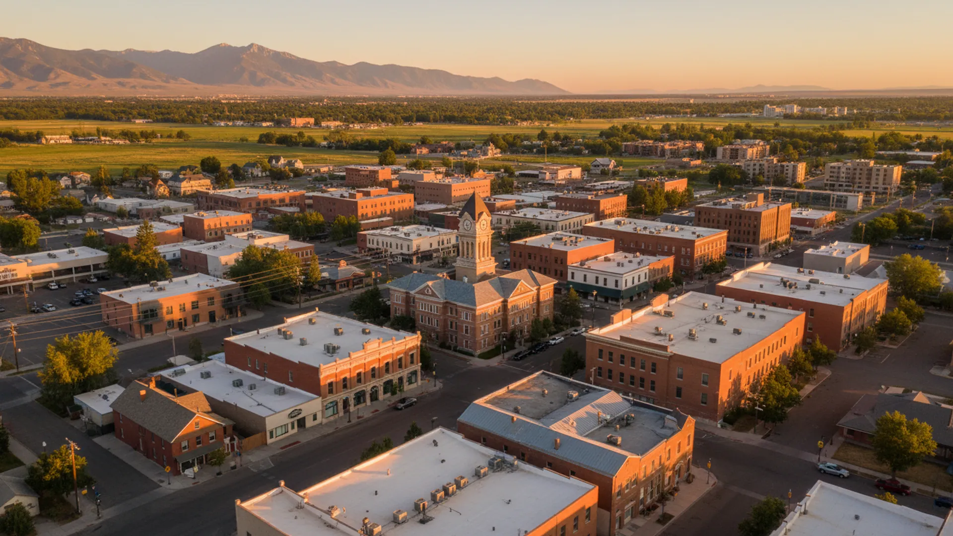 Geothermal contractors in Minden, Nevada — Minden, Nevada cityscape for geothermal contractor directory