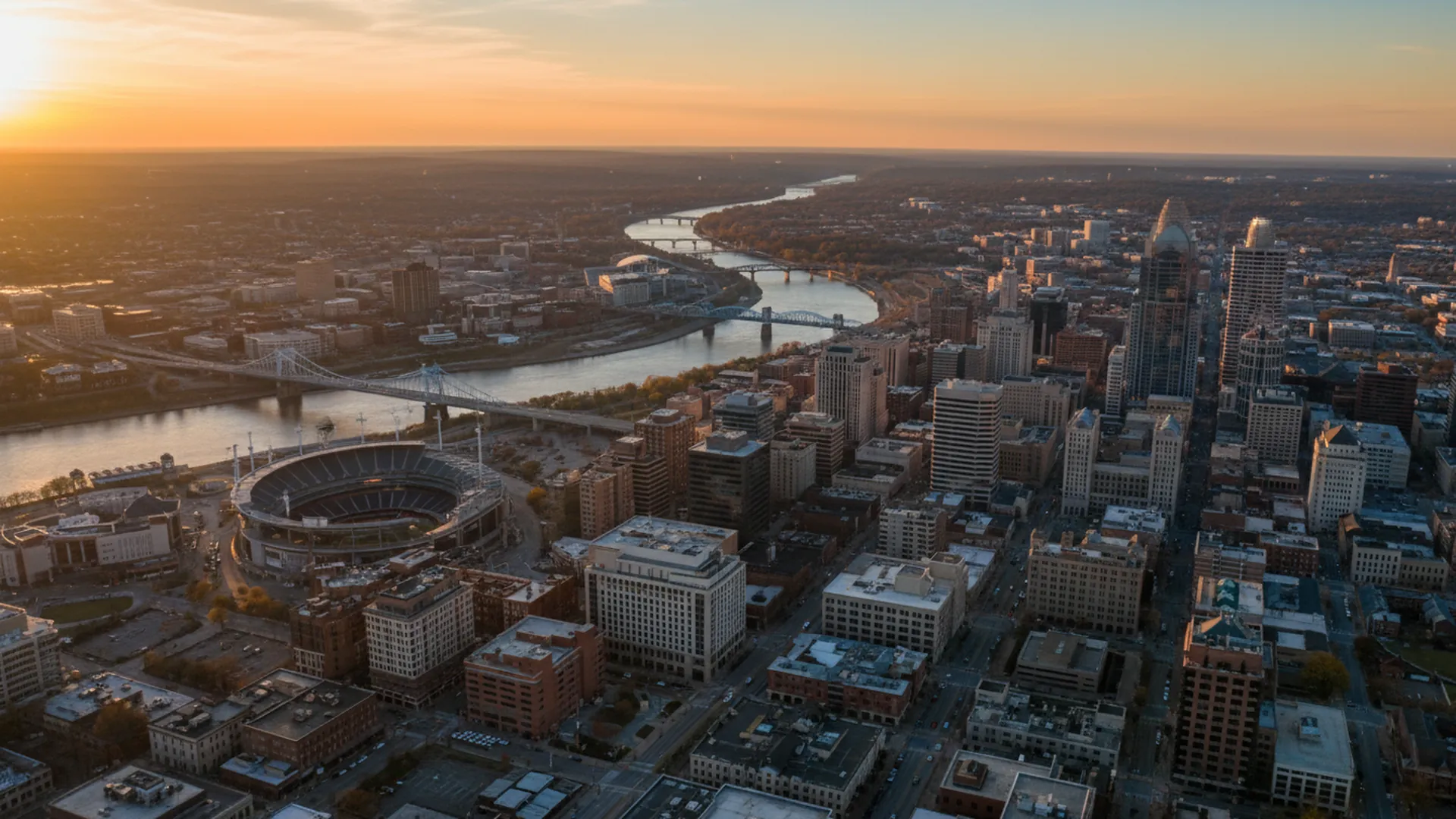 Geothermal contractors in Cincinnati, Ohio — Cincinnati, Ohio cityscape for geothermal contractor directory
