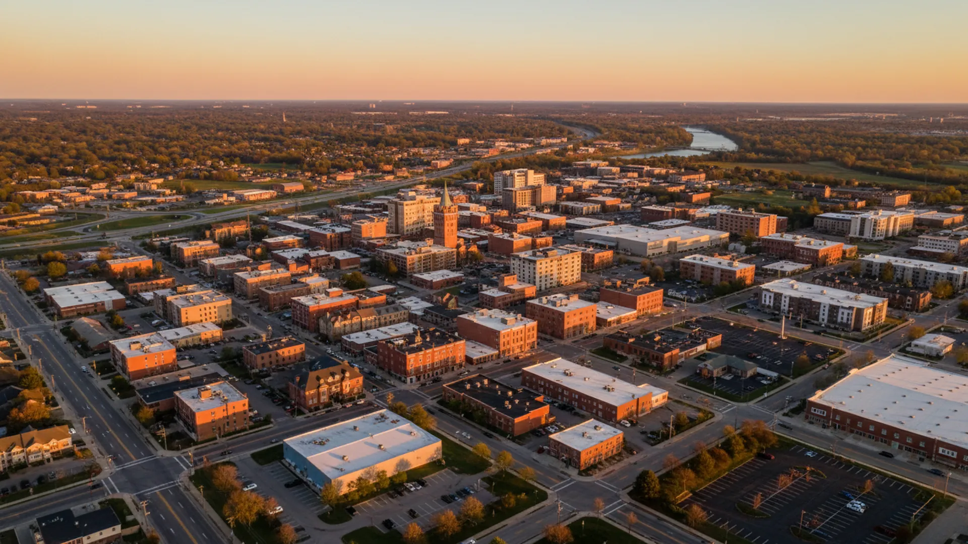 Geothermal contractors in Groveport, Ohio — Groveport, Ohio cityscape for geothermal contractor directory