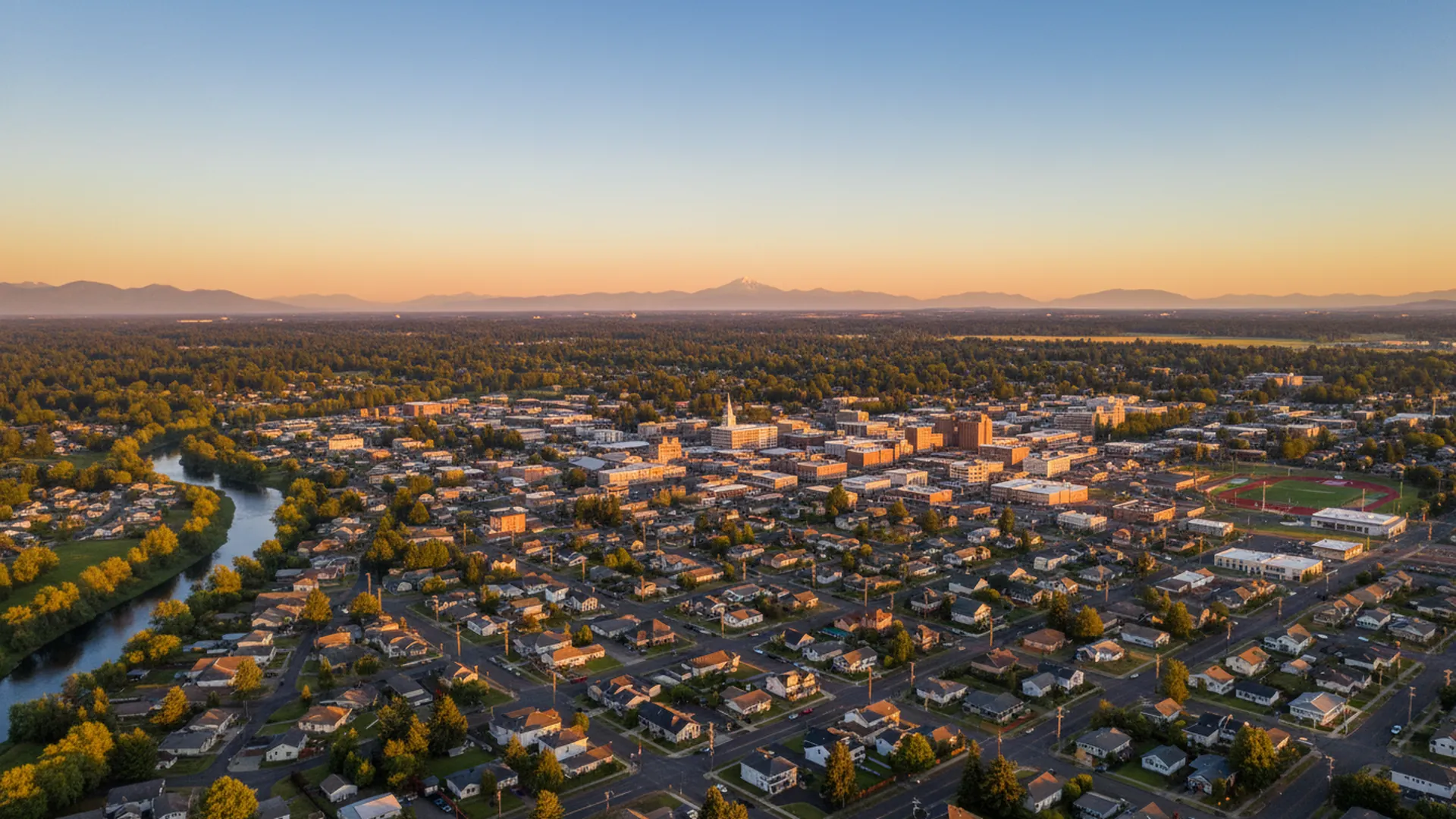 Geothermal contractors in Turner, Oregon — Turner, Oregon cityscape for geothermal contractor directory