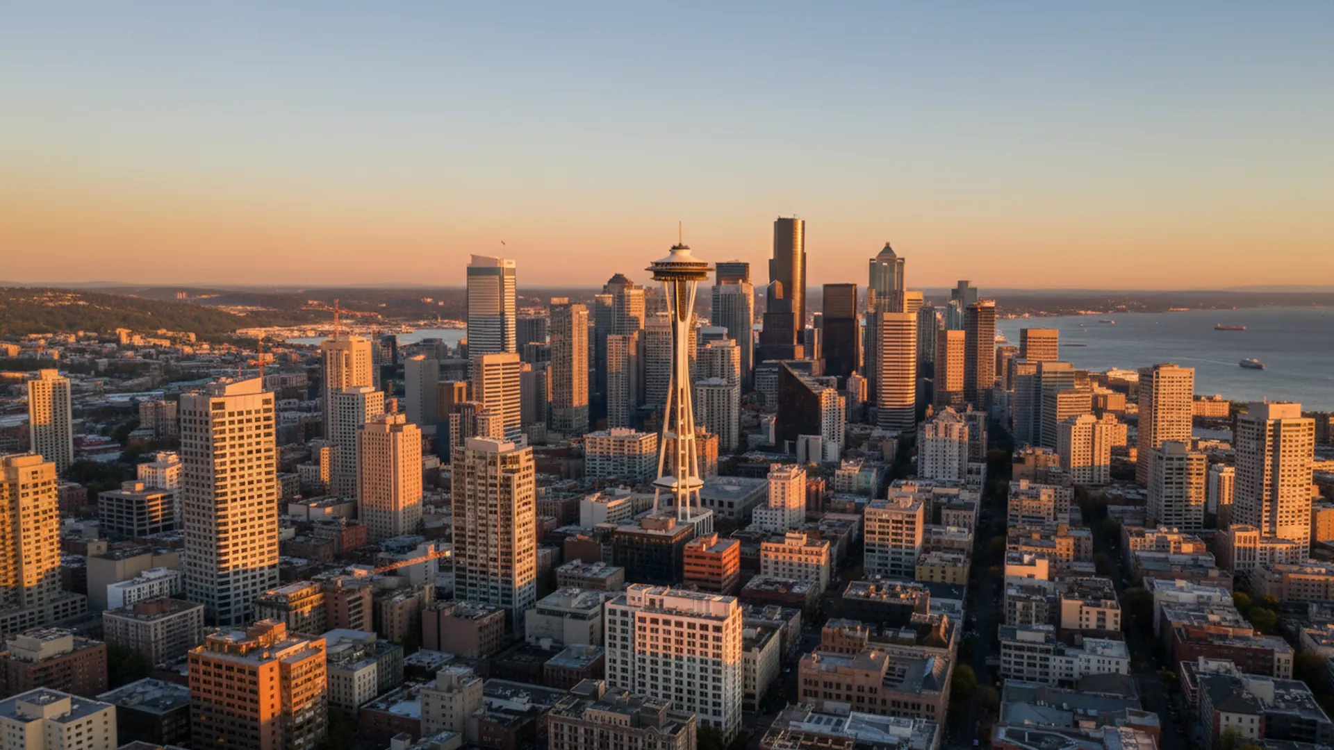 Geothermal contractors in Seattle, Washington — Seattle, Washington cityscape for geothermal contractor directory