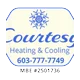 Courtesy Heating and Cooling logo