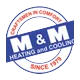 M and M Heating and Cooling logo