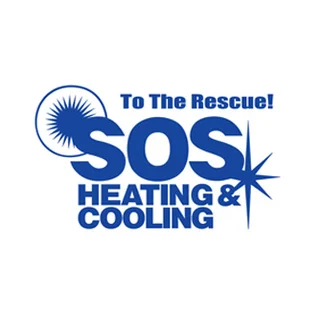 SOS Heating and Cooling logo
