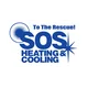 SOS Heating and Cooling logo
