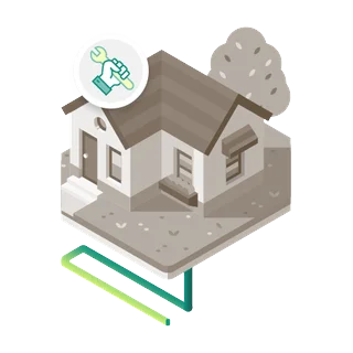 Wade Heating & Cooling logo