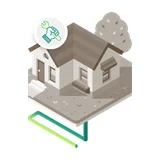 Wade Heating & Cooling logo