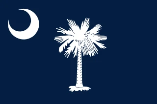 Official South Carolina state flag — geothermal heating and cooling contractors in Charleston, South Carolina