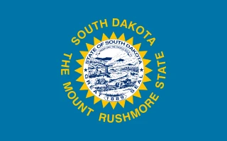 Official South Dakota state flag — geothermal heating and cooling contractors in Rapid City, South Dakota