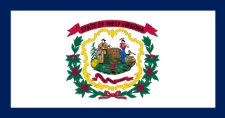 Official West Virginia state flag — geothermal heating and cooling contractors in Clarksburg, West Virginia