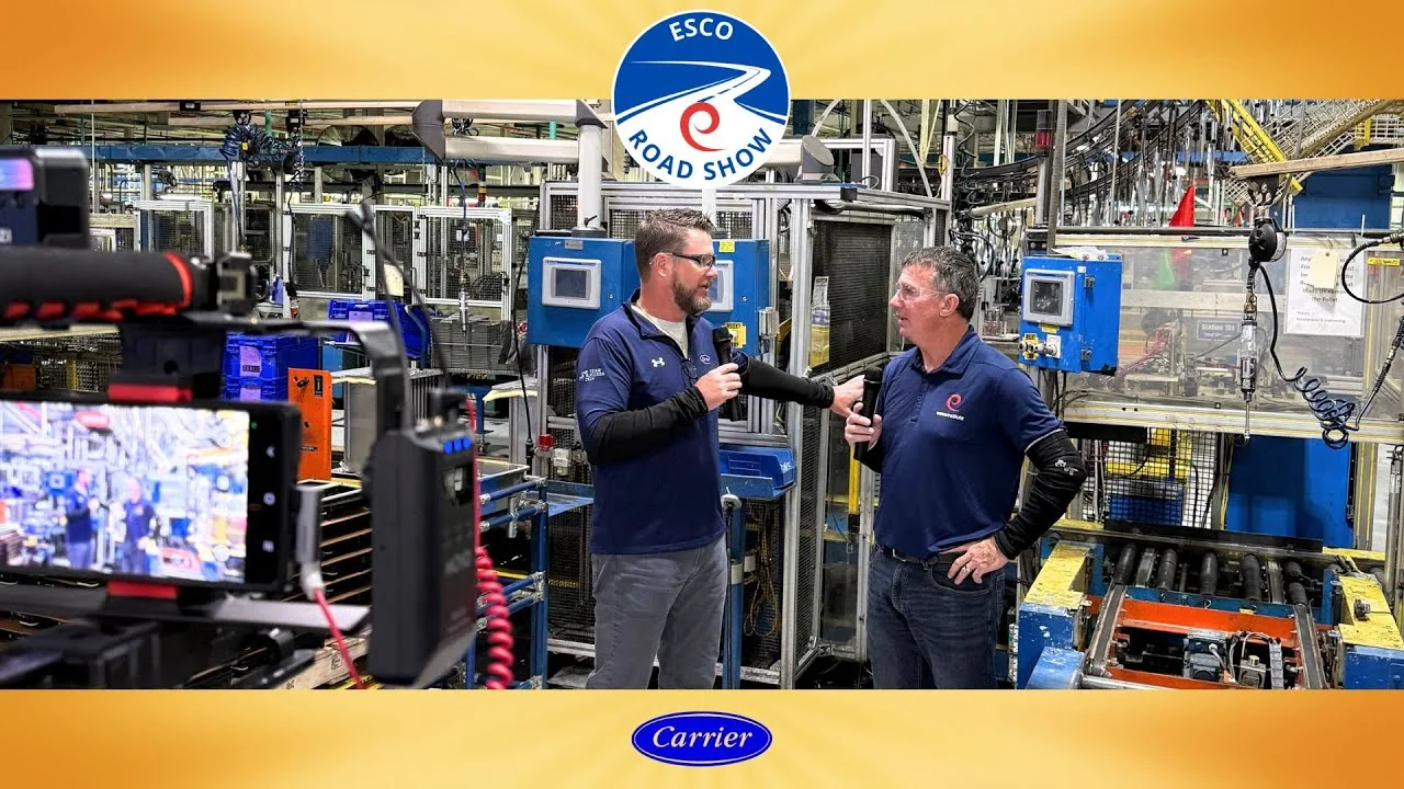 Carrier HVAC manufacturing facility producing geothermal and air conditioning systems