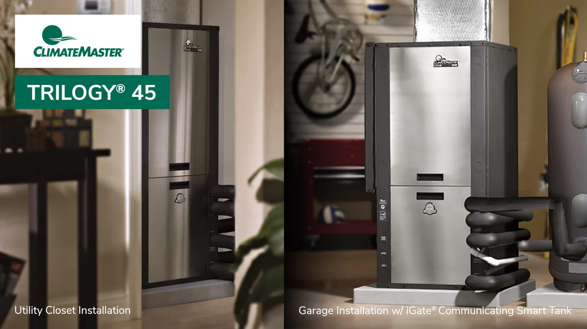 ClimateMaster Trilogy 45 (Q-Mode) geothermal heat pump