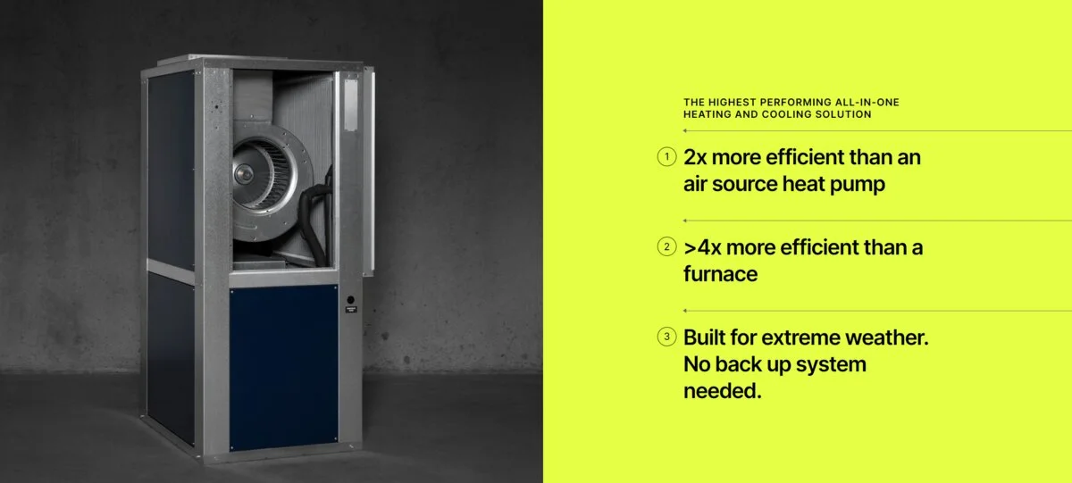 Dandelion Air System geothermal heat pump