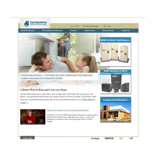 Econar Energy Systems geothermal heat pump manufacturer icon