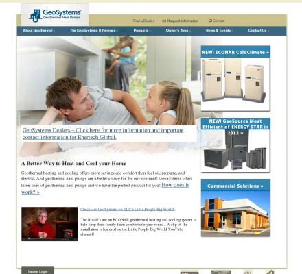 Econar Energy Systems geothermal heat pump manufacturer logo