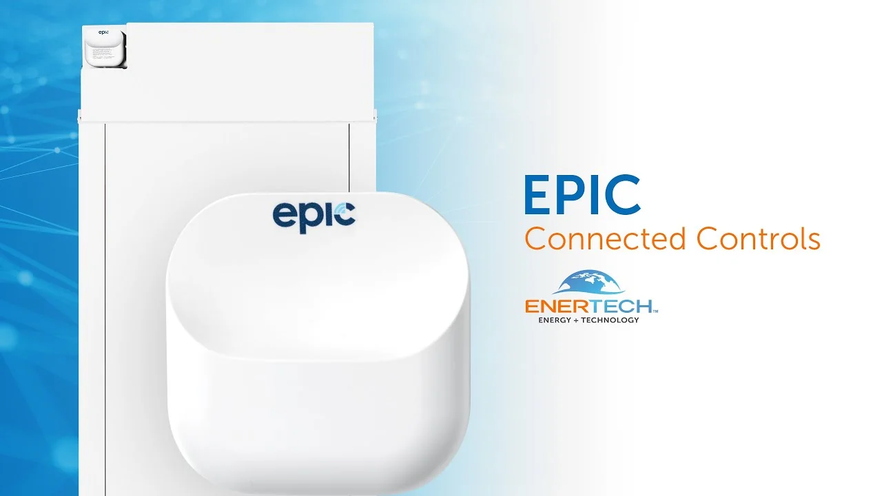 Enertech EPIC connected controls smart thermostat for geothermal systems
