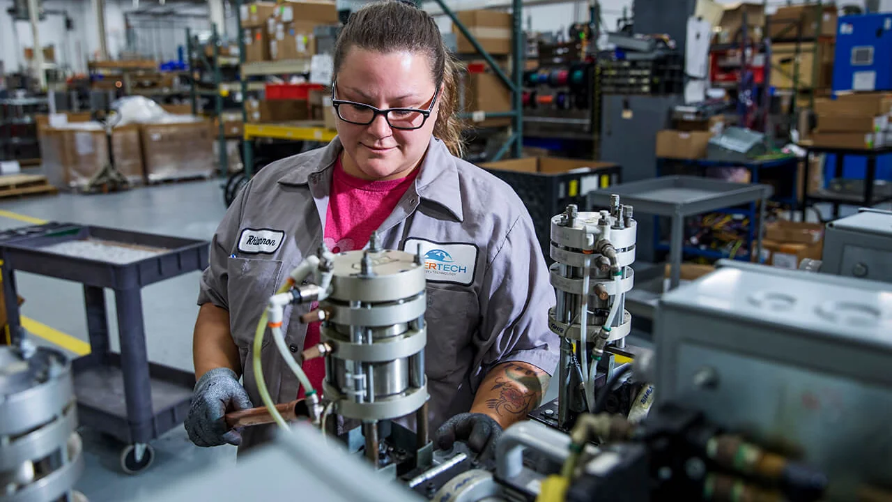 Enertech Global geothermal heat pump manufacturing facility in Greenville, Illinois