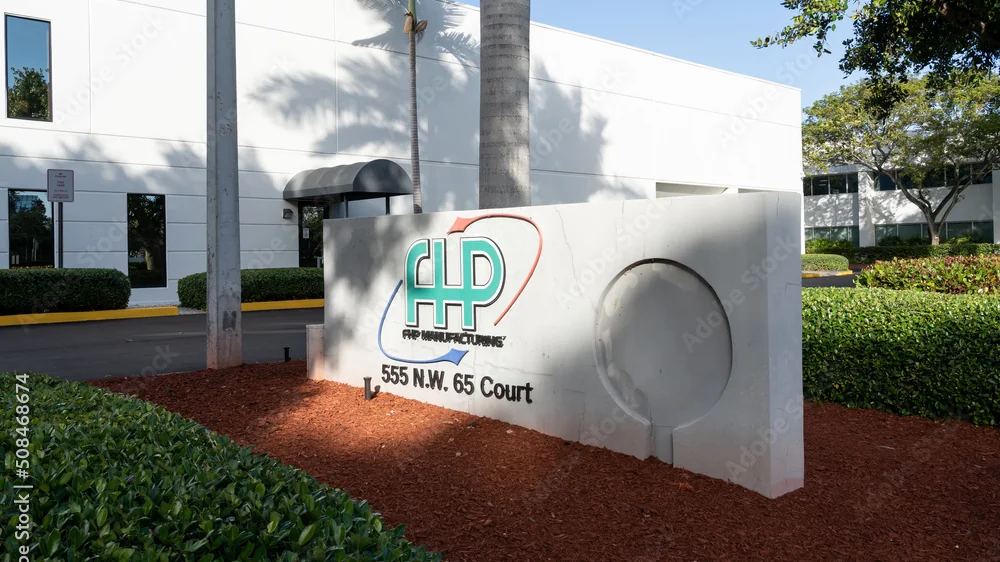 Florida Heat Pump FHP manufacturing facility in Fort Lauderdale, Florida