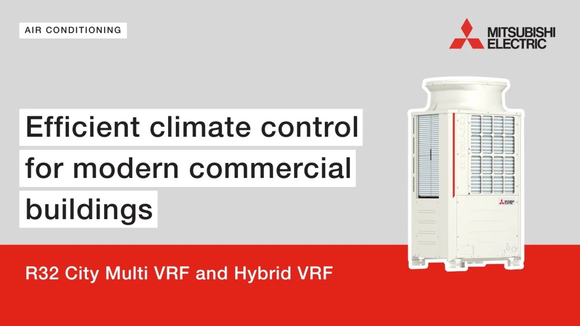 Mitsubishi Electric CITY MULTI VRF commercial HVAC system