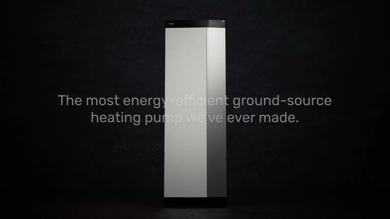 NIBE S-Series ground source geothermal heat pump unit