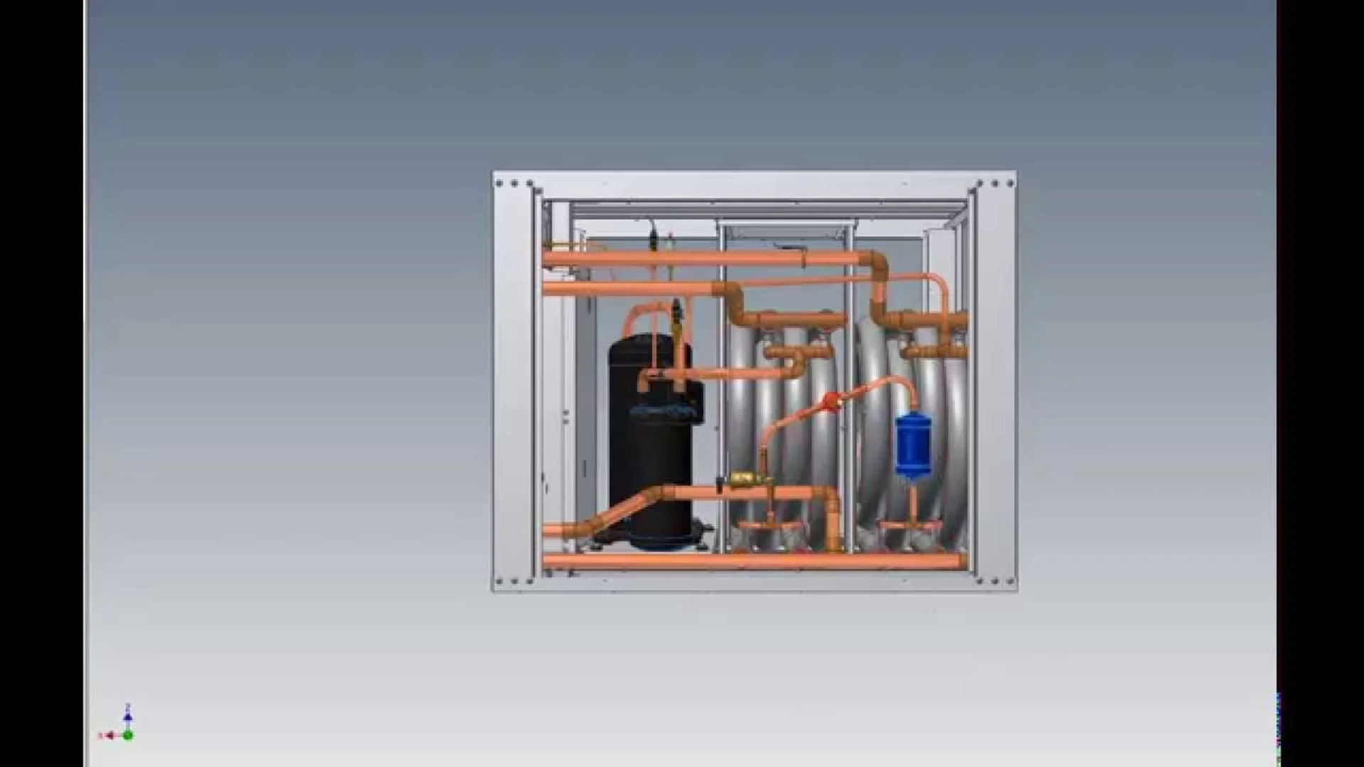 Nordic W Series water-to-water geothermal heat pump unit