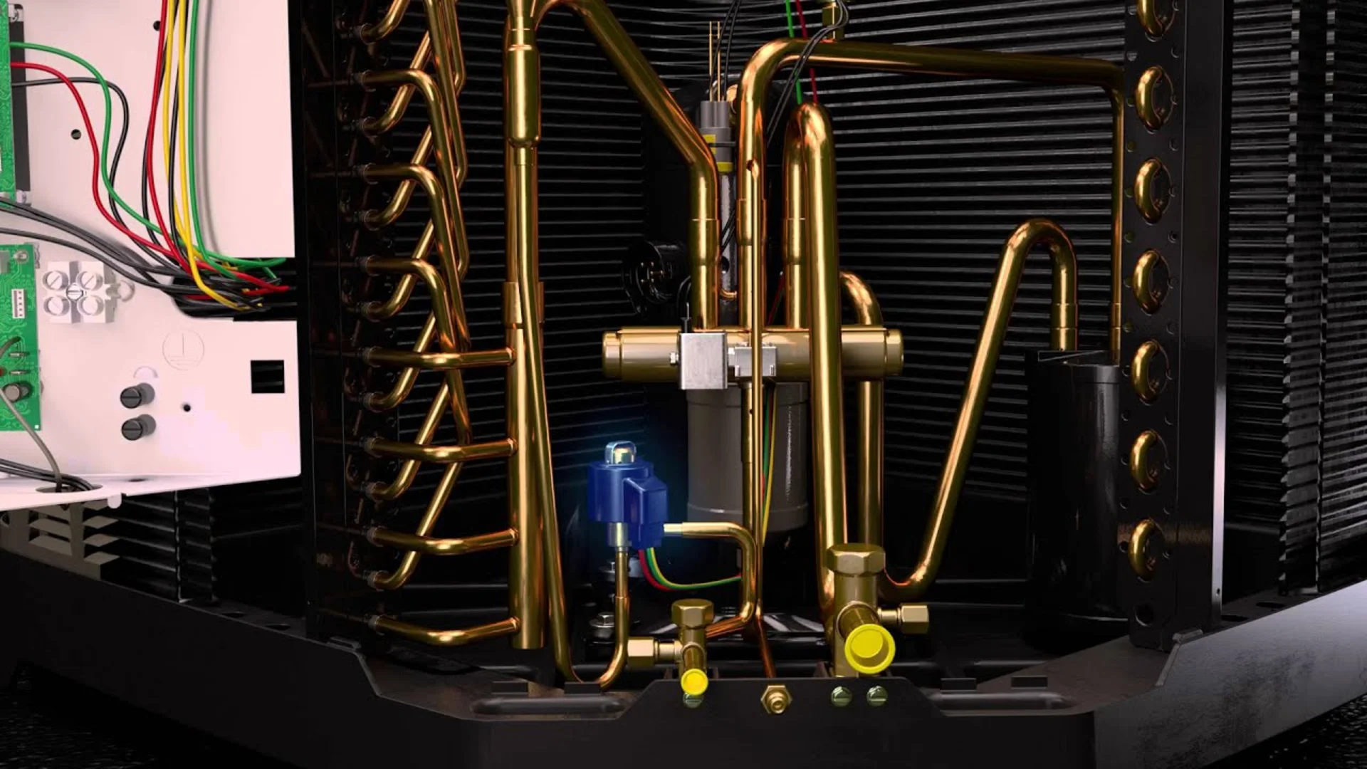 Rheem Prestige series variable speed heat pump unit